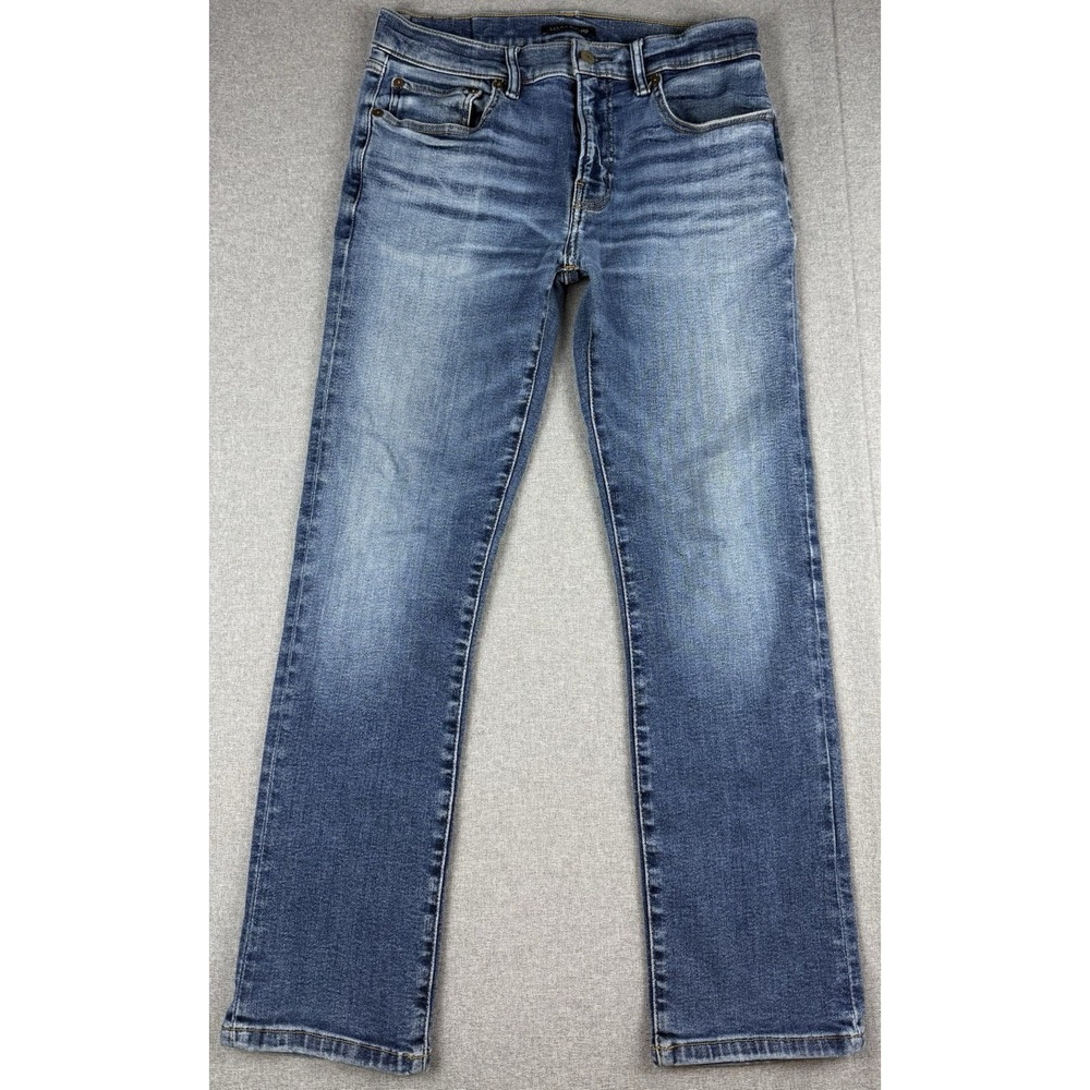 Lucky Brand 223 Straight Jeans Mens 30x30 Blue Medium Wash Stretch Denim EUC